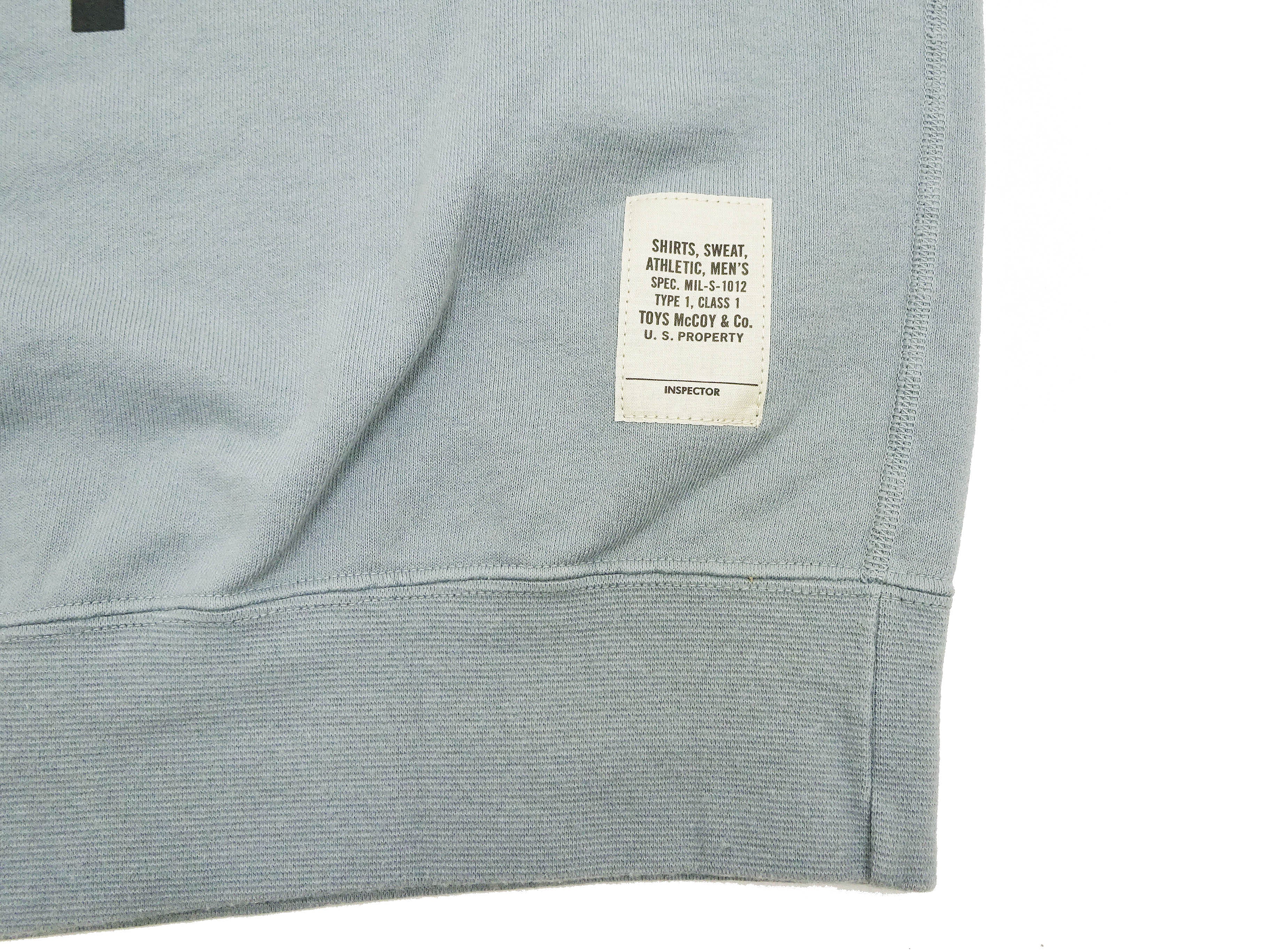 TOYS McCOY Short Sleeve Sweatshirt Men's Astronaut Snoopy Graphic French Terry Fabric Tee Shirt TMC2421 110 Faded-Saxe-Grey - Image 9