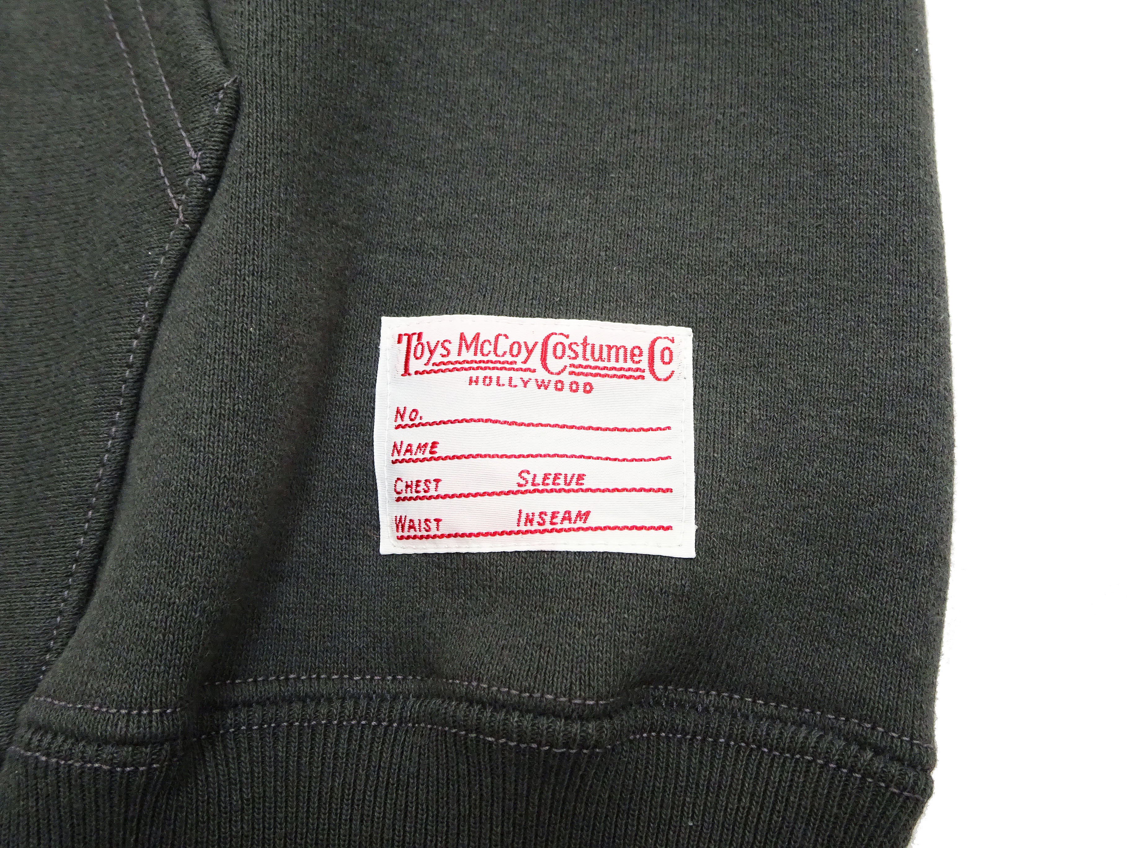 TOYS McCOY Steve McQueen Pullover Hoodie - Extra Heavyweight 14.8oz Loopwheeled Fleece Hooded Sweatshirt - Made in Japan - (TMC2542 030 Faded Black) - Image 10