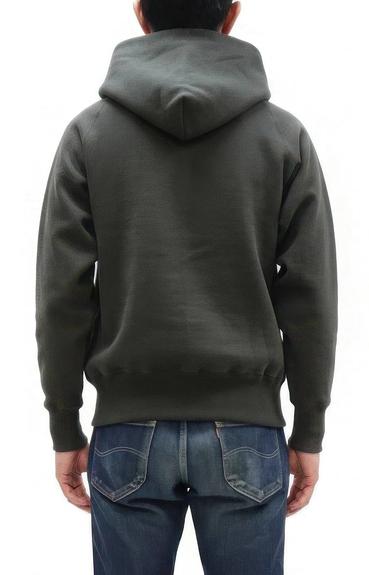 TOYS McCOY Steve McQueen Pullover Hoodie - Extra Heavyweight 14.8oz Loopwheeled Fleece Hooded Sweatshirt - Made in Japan - (TMC2542 030 Faded Black) - Image 4