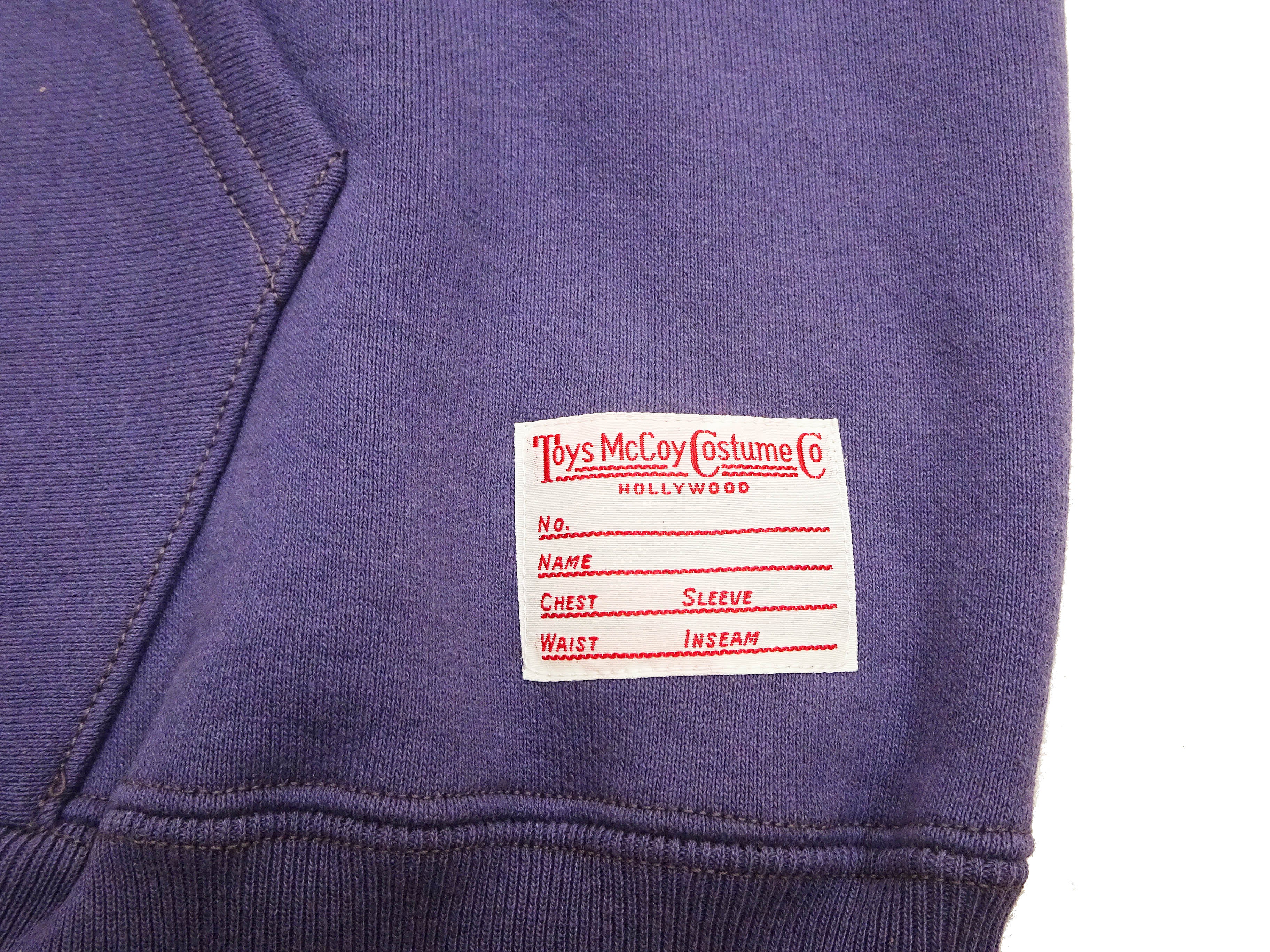 TOYS McCOY Steve McQueen Pullover Hoodie - Extra Heavyweight 14.8oz Loopwheeled Fleece Hooded Sweatshirt - Made in Japan - (TMC2542 121 Faded Blue) - Image 10