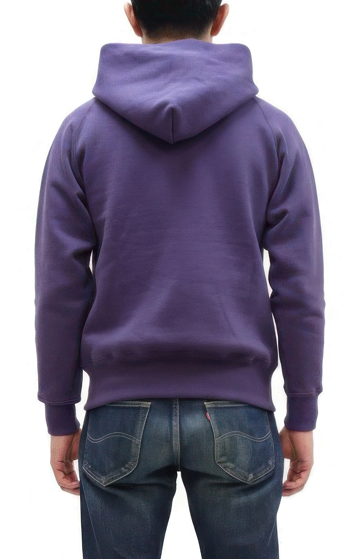 TOYS McCOY Steve McQueen Pullover Hoodie - Extra Heavyweight 14.8oz Loopwheeled Fleece Hooded Sweatshirt - Made in Japan - (TMC2542 121 Faded Blue) - Image 4