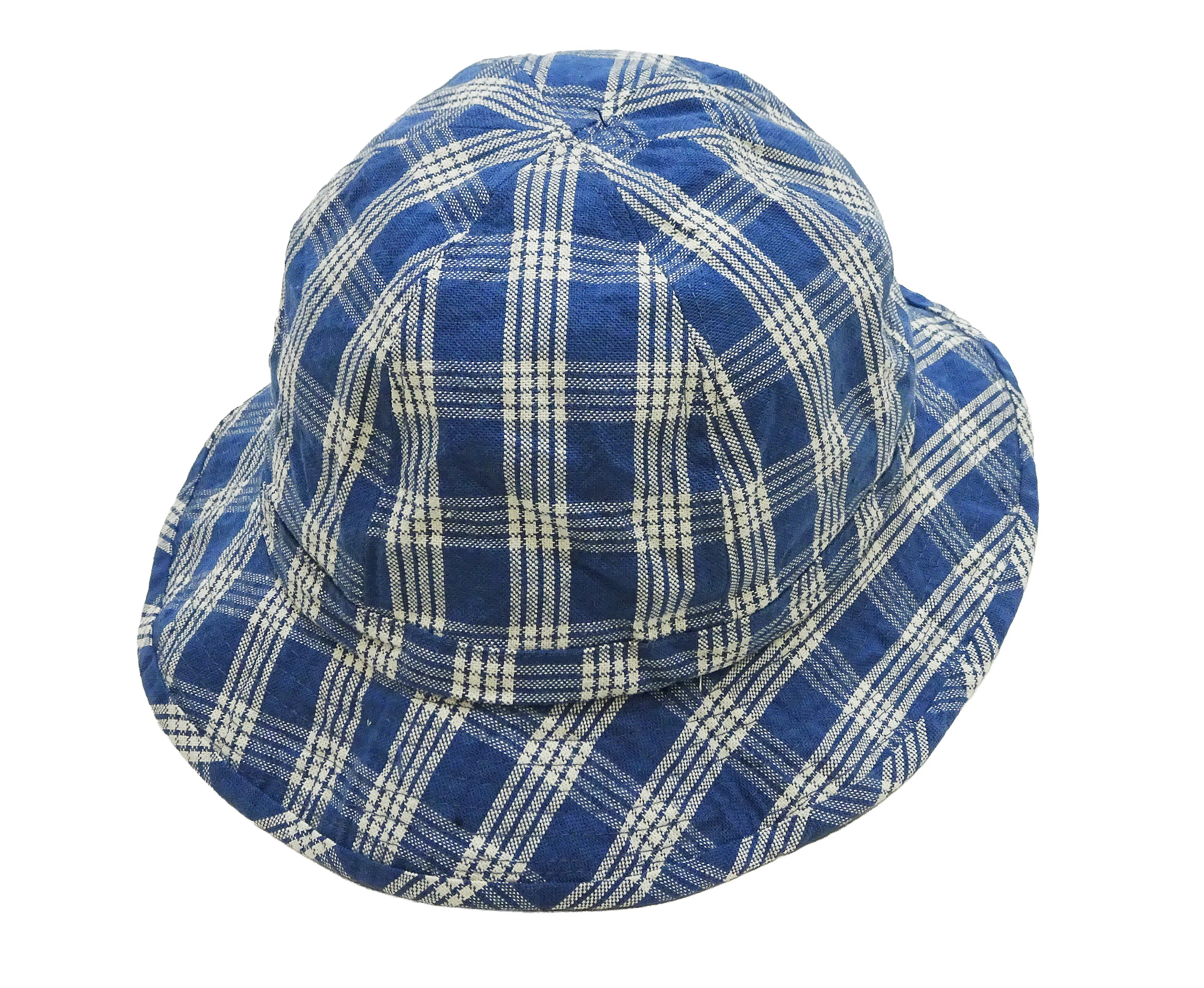 Union Supply Men's Palaka Plaid Bucket Hat - Vintage Hawaiian Workwear Style, Made in Japan (Toyo Enterprise US02883 421 One-Wash) - Image 11