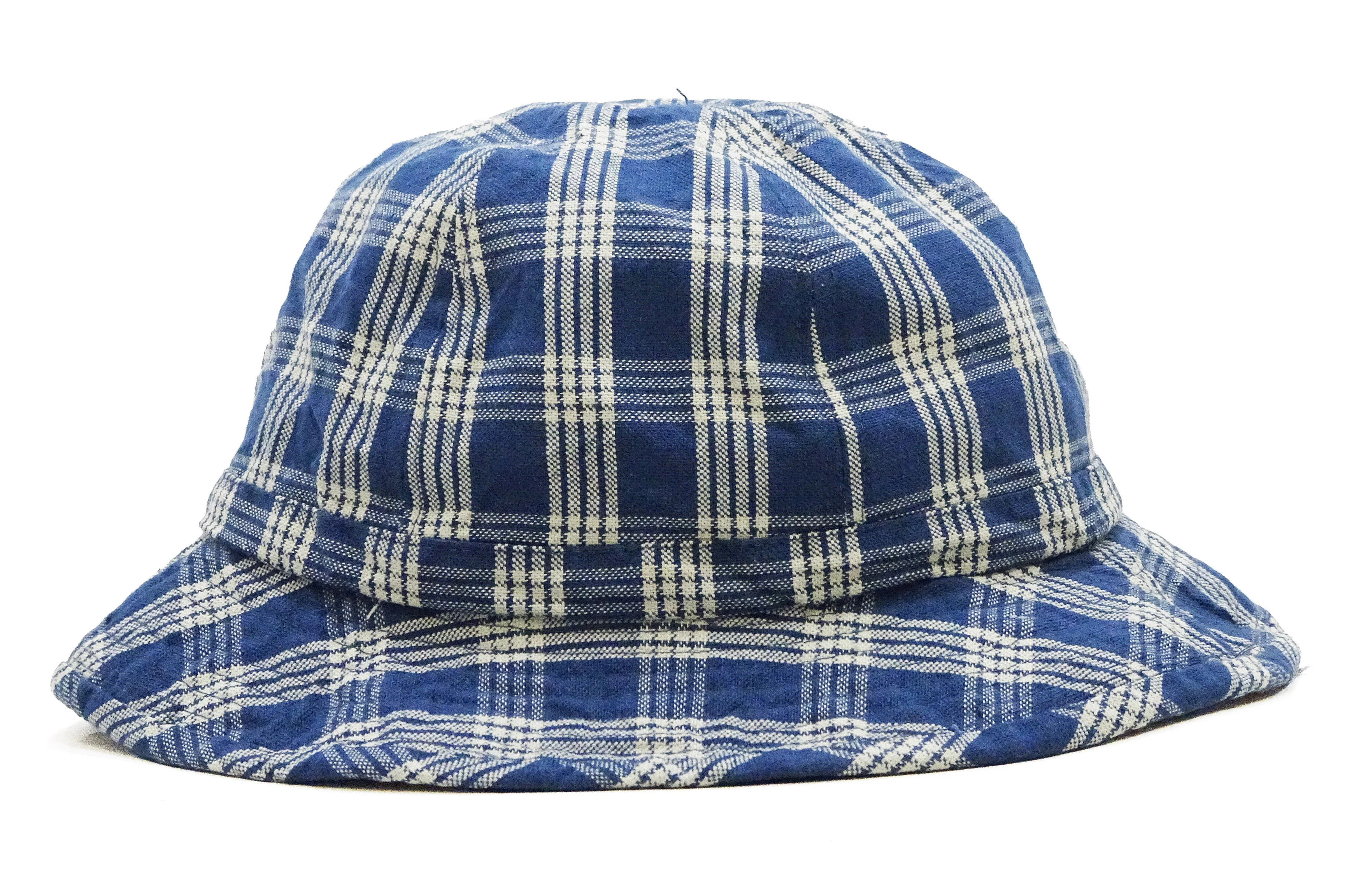 Union Supply Men's Palaka Plaid Bucket Hat - Vintage Hawaiian Workwear Style, Made in Japan (Toyo Enterprise US02883 421 One-Wash) - Image 4