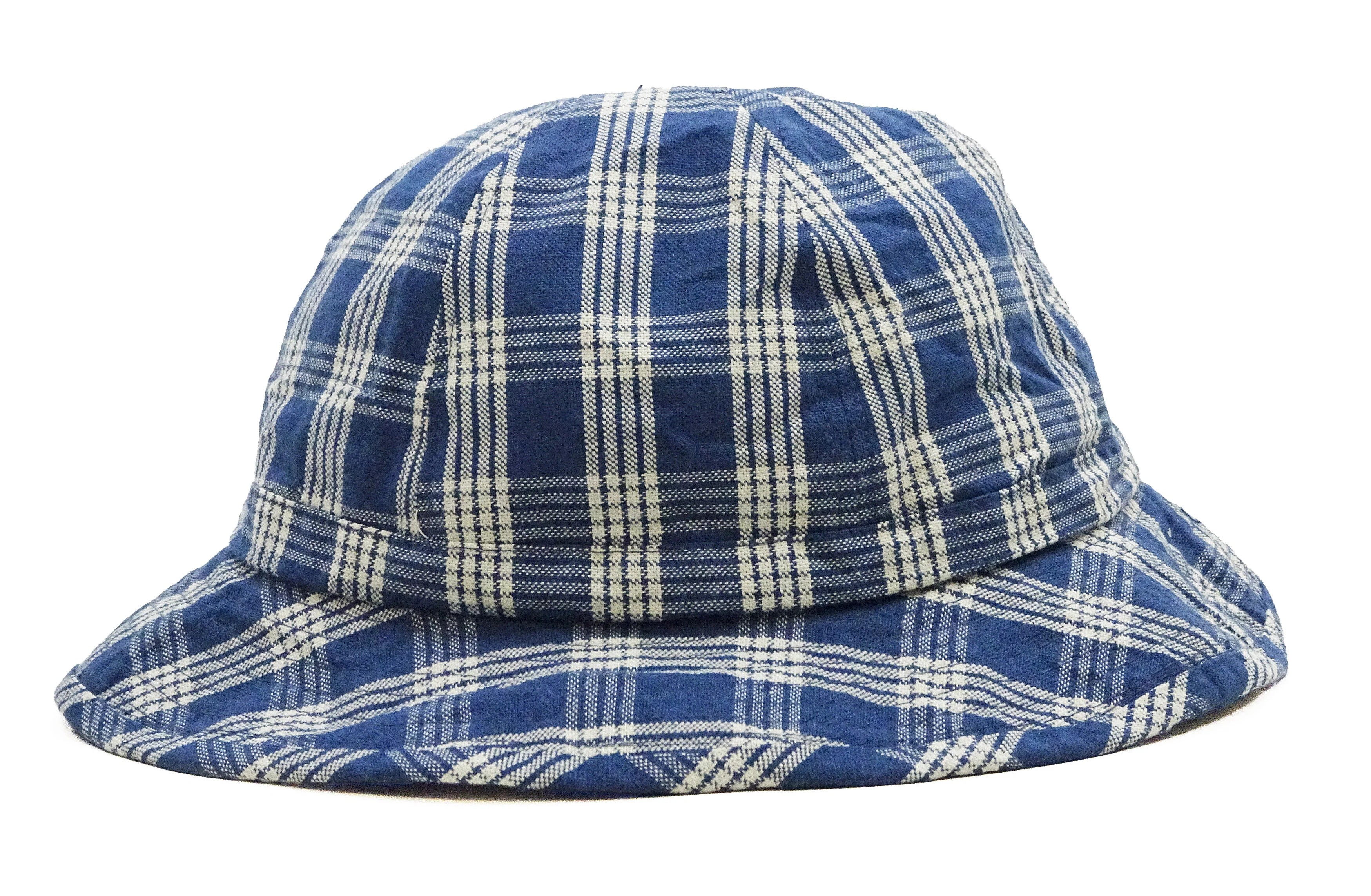 Union Supply Men's Palaka Plaid Bucket Hat - Vintage Hawaiian Workwear Style, Made in Japan (Toyo Enterprise US02883 421 One-Wash) - Image 5