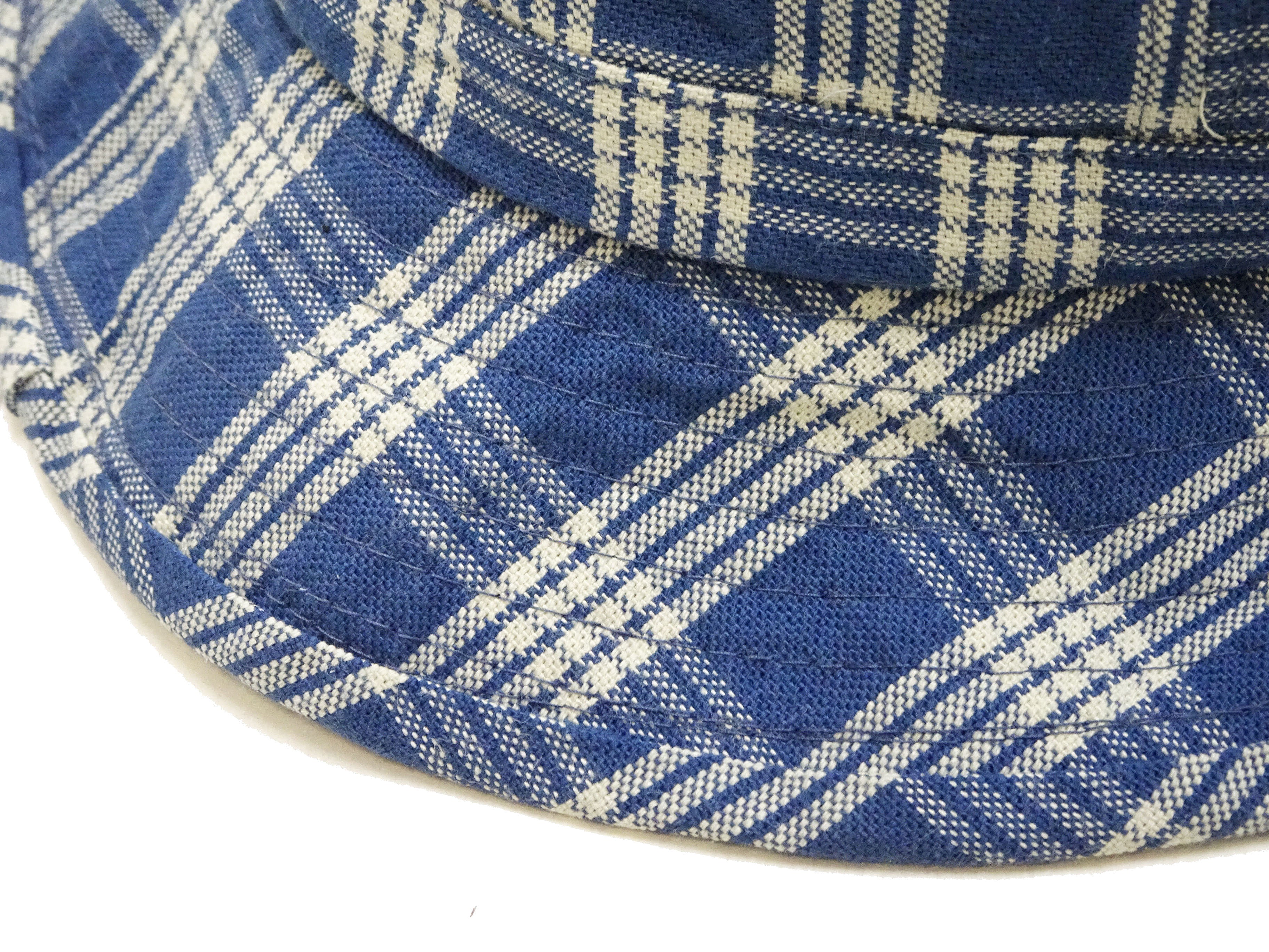 Union Supply Men's Palaka Plaid Bucket Hat - Vintage Hawaiian Workwear Style, Made in Japan (Toyo Enterprise US02883 421 One-Wash) - Image 6