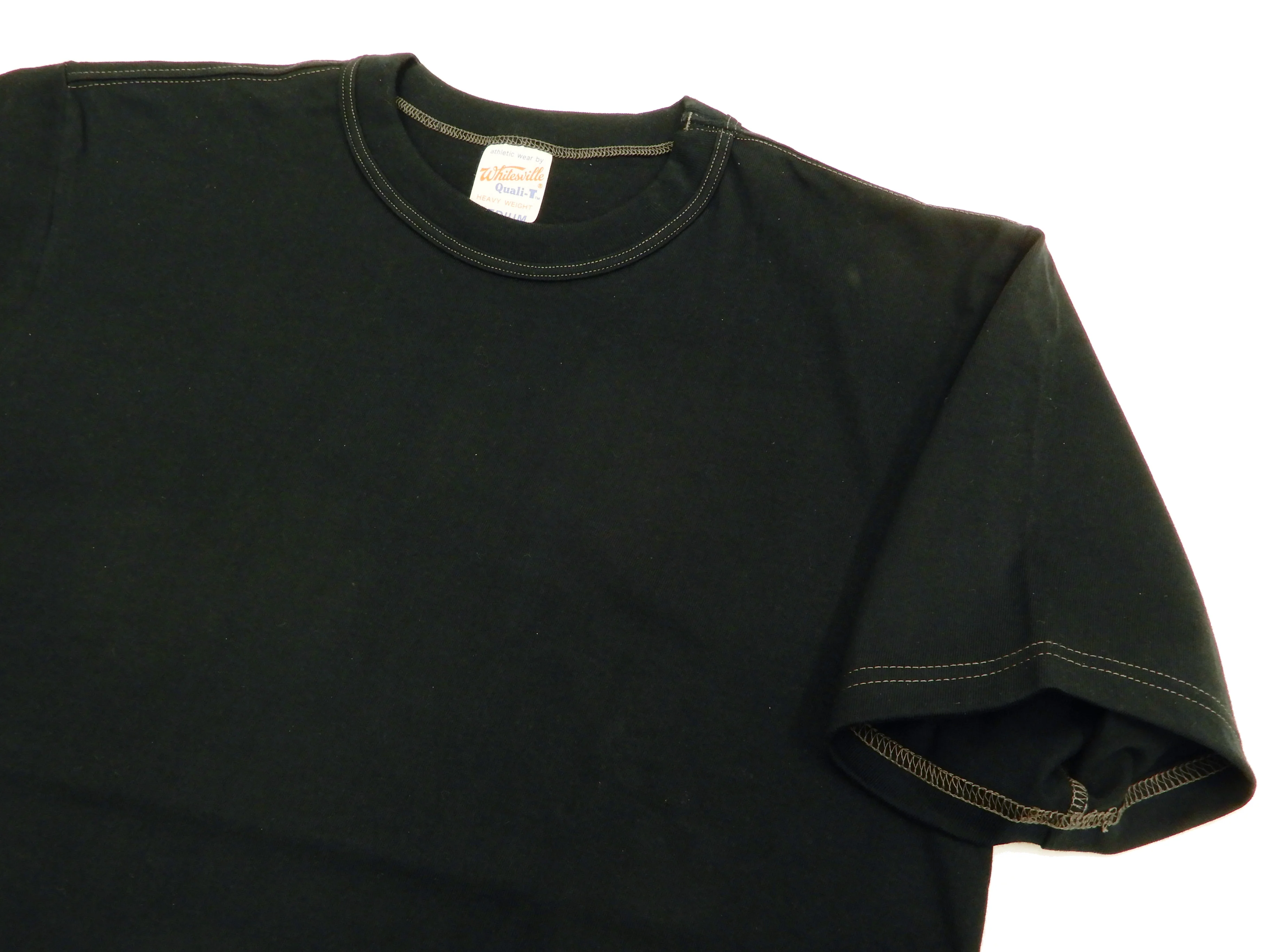 Whitesville 2-Pack T-shirts Men's Plain Short Sleeve Loopwheeled Tees by Toyo Enterprises WV73544 119 Black - Image 7