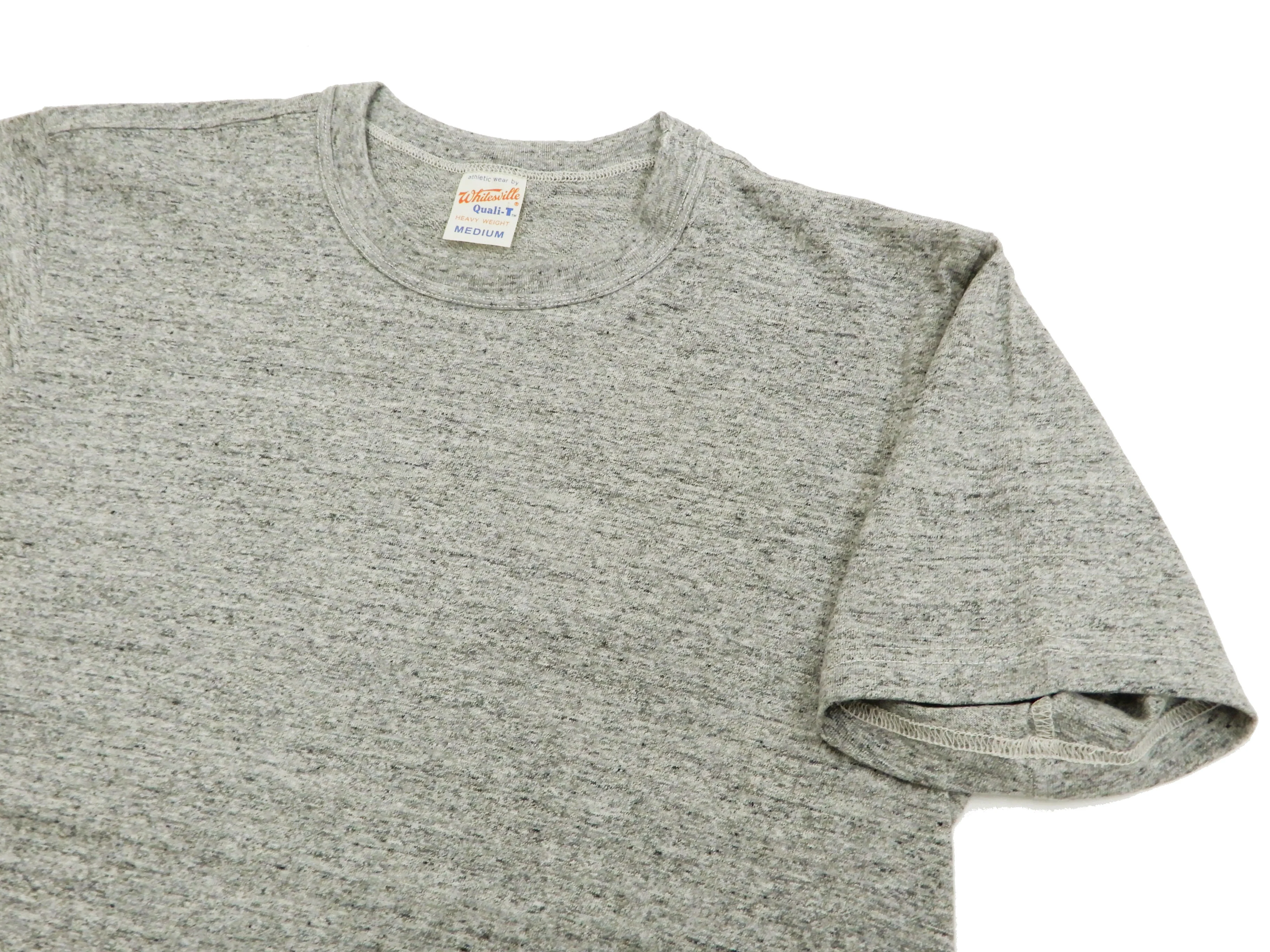 Whitesville 2-Pack T-shirts Men's Plain Short Sleeve Loopwheeled Tees by Toyo Enterprises WV73544 113 Heather-Gray - Image 7