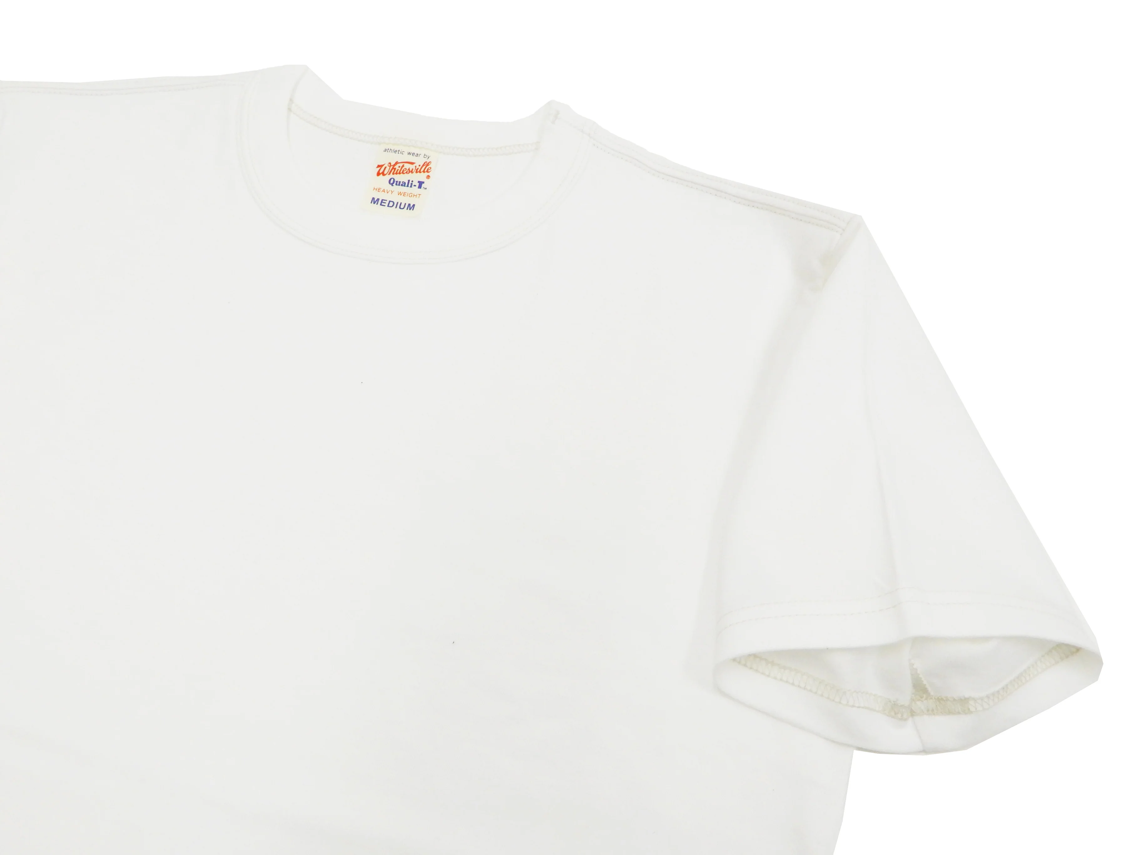 Whitesville 2-Pack T-shirts Men's Plain Short Sleeve Loopwheeled Tees by Toyo Enterprises WV73544 105 Off-White - Image 7