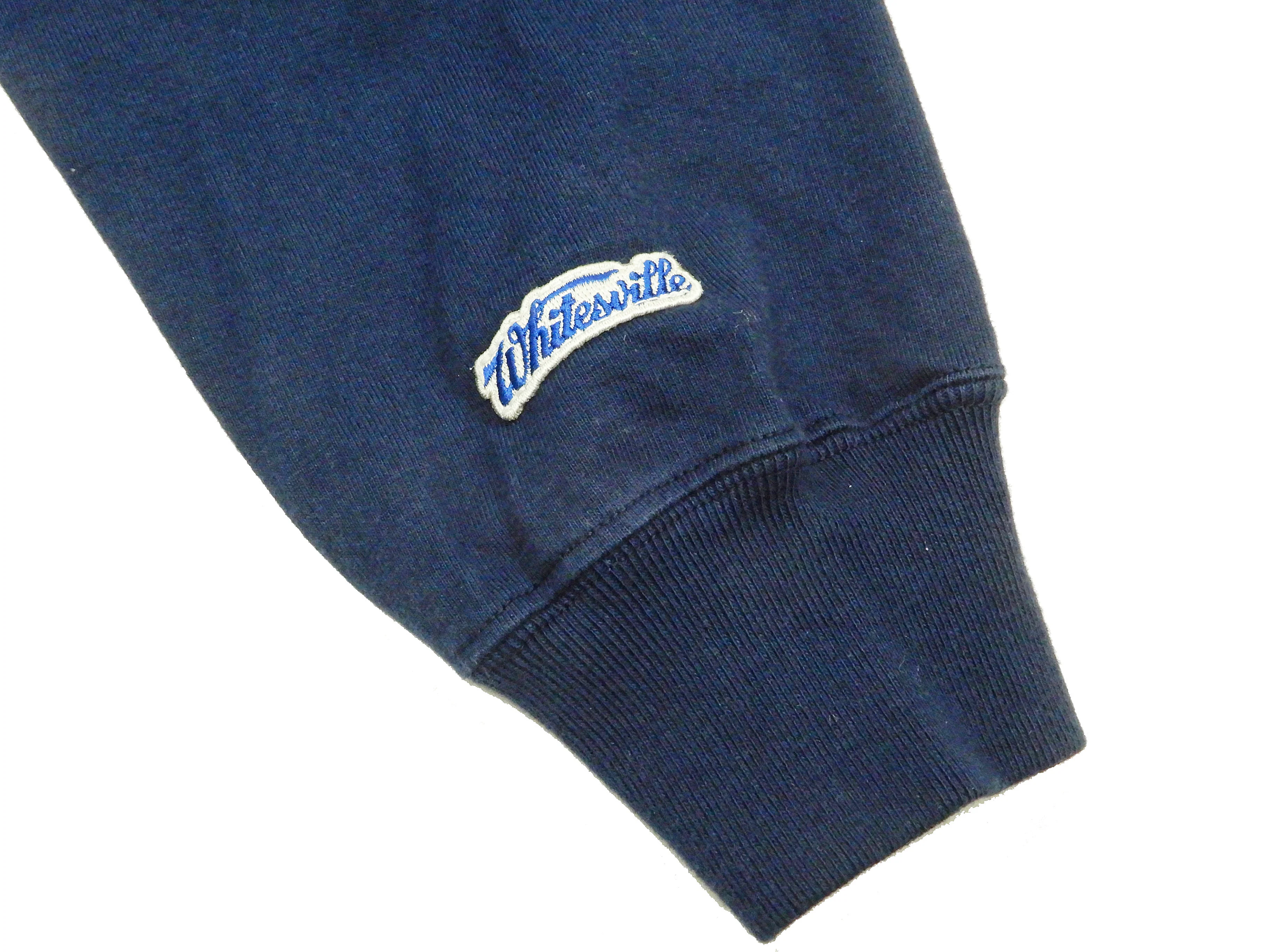 Whitesvill Plain T-shirt Men's Heavyweight Long Sleeve Pocket Tee WV68849 128 Dark-Blue - Image 8