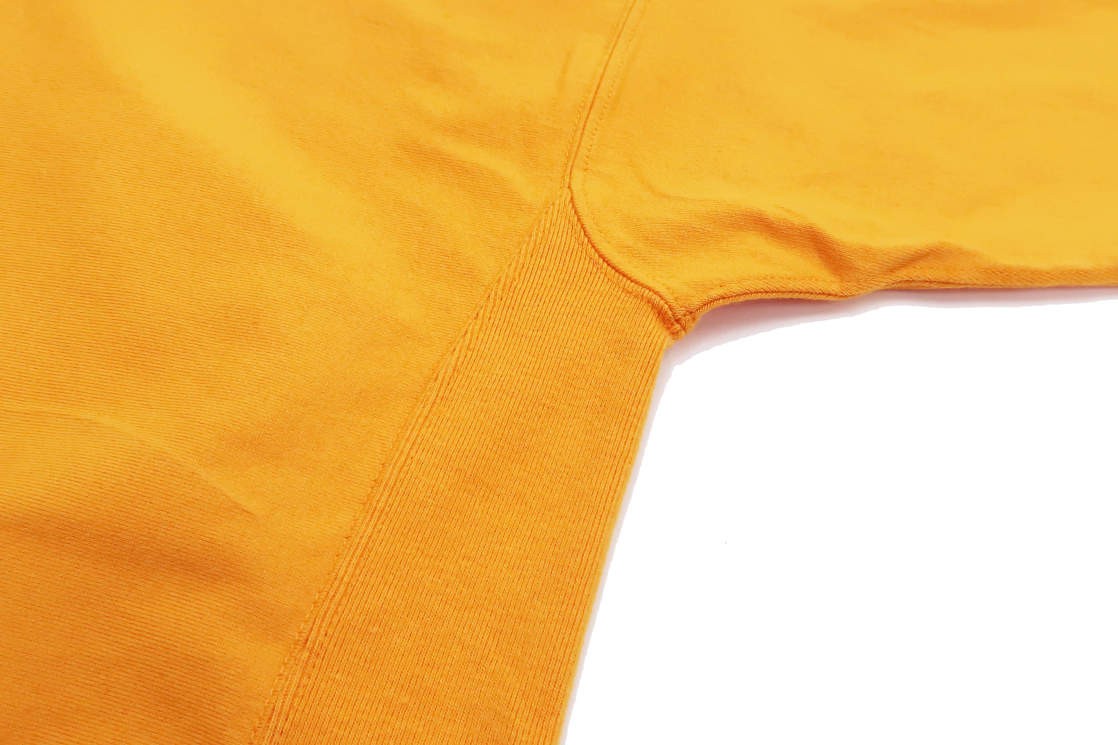 Whitesvill Plain T-shirt with Rib Side Panels Men's Heavyweight Short Sleeve Tee WV78930 156 Gold - Image 9