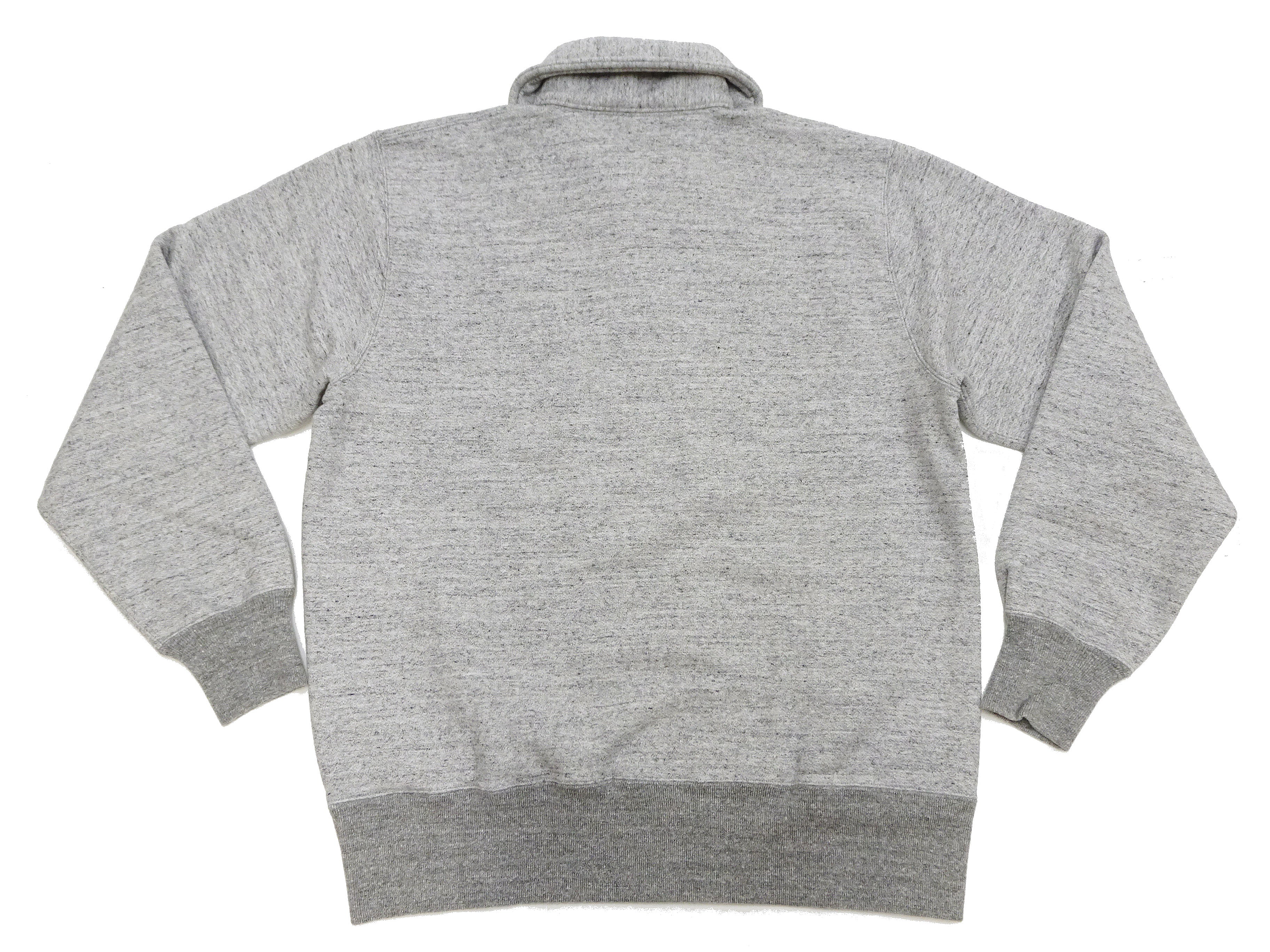 Whitesville Men's Collared Half-Zip Sweatshirt - Heavyweight Loopwheel Fleece, Made in Japan, Vintage-Inspired Athletic Wear (Toyo Enterprises WV69641 113 Heather Gray) - Image 11