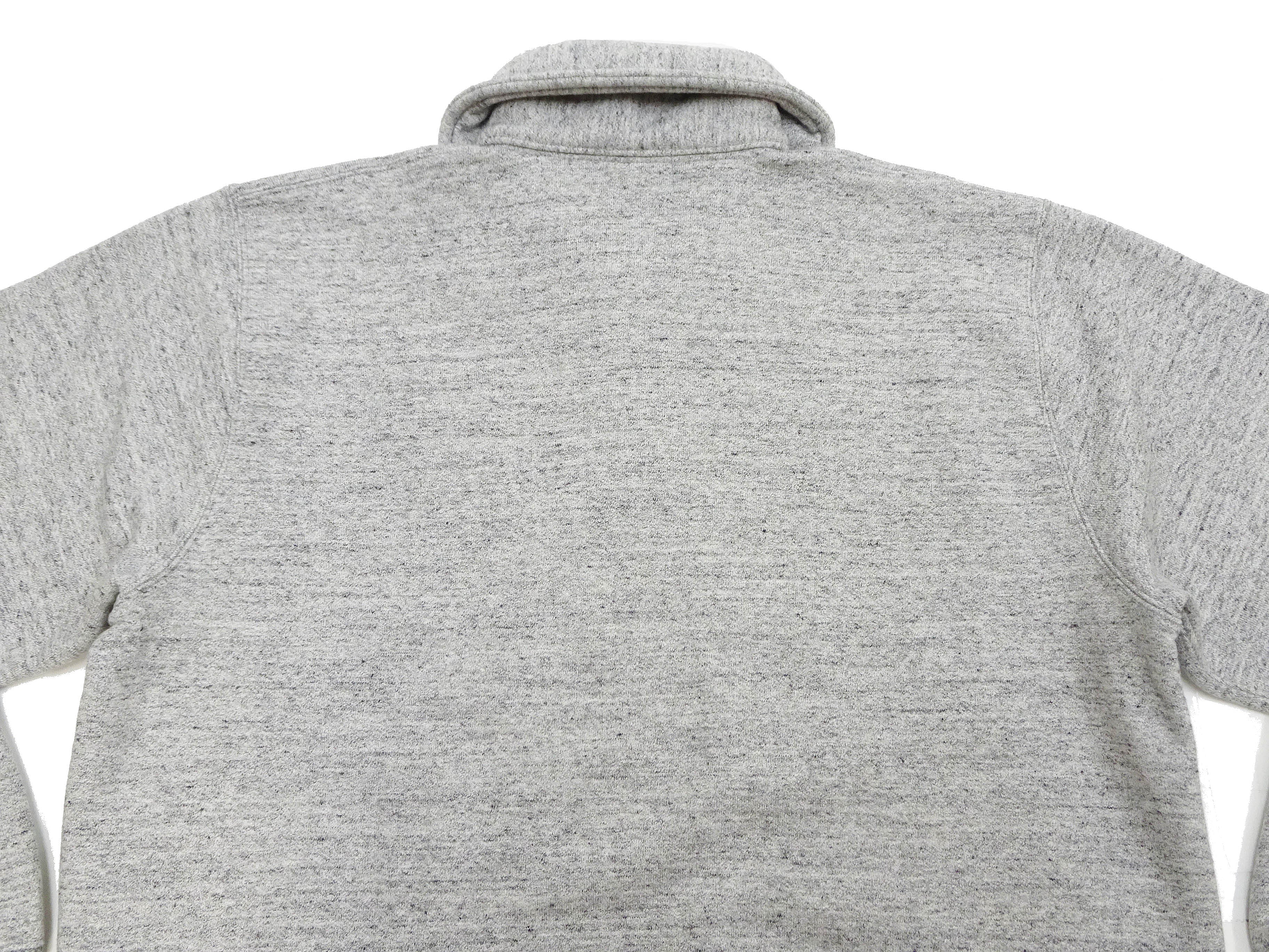 Whitesville Men's Collared Half-Zip Sweatshirt - Heavyweight Loopwheel Fleece, Made in Japan, Vintage-Inspired Athletic Wear (Toyo Enterprises WV69641 113 Heather Gray) - Image 12