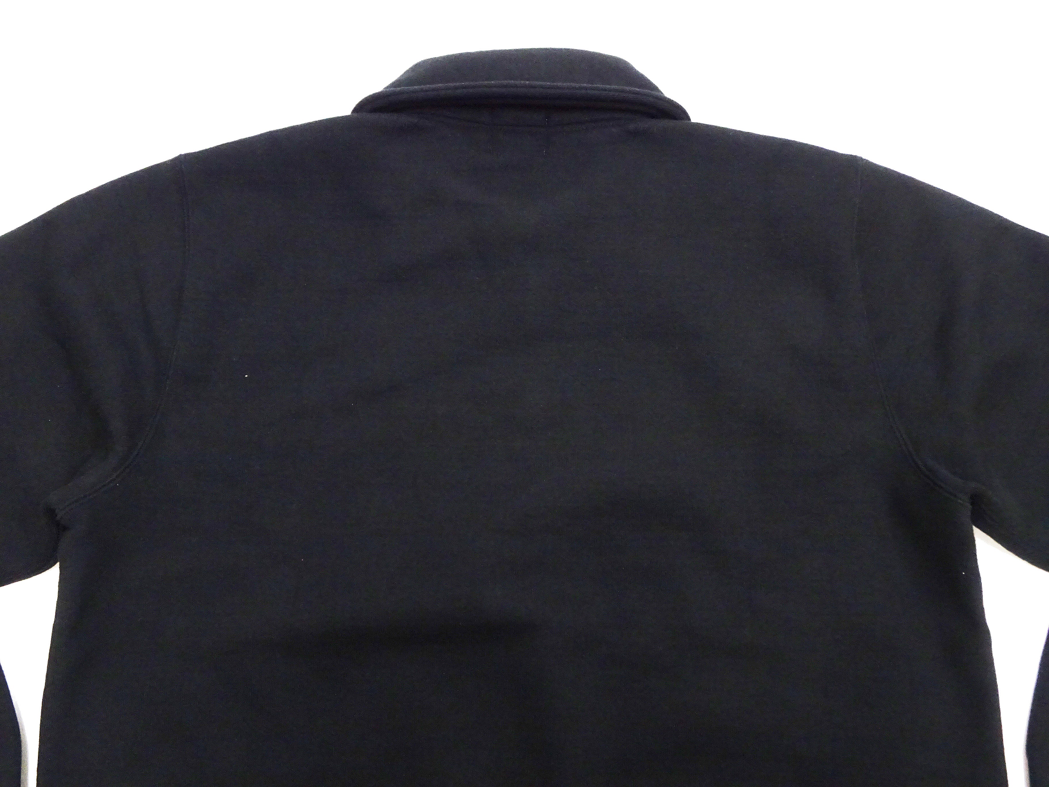 Whitesville Men's Collared Half-Zip Sweatshirt - Heavyweight Loopwheel Fleece, Made in Japan, Vintage-Inspired Athletic Wear (Toyo Enterprises WV69641 119 Black) - Image 12