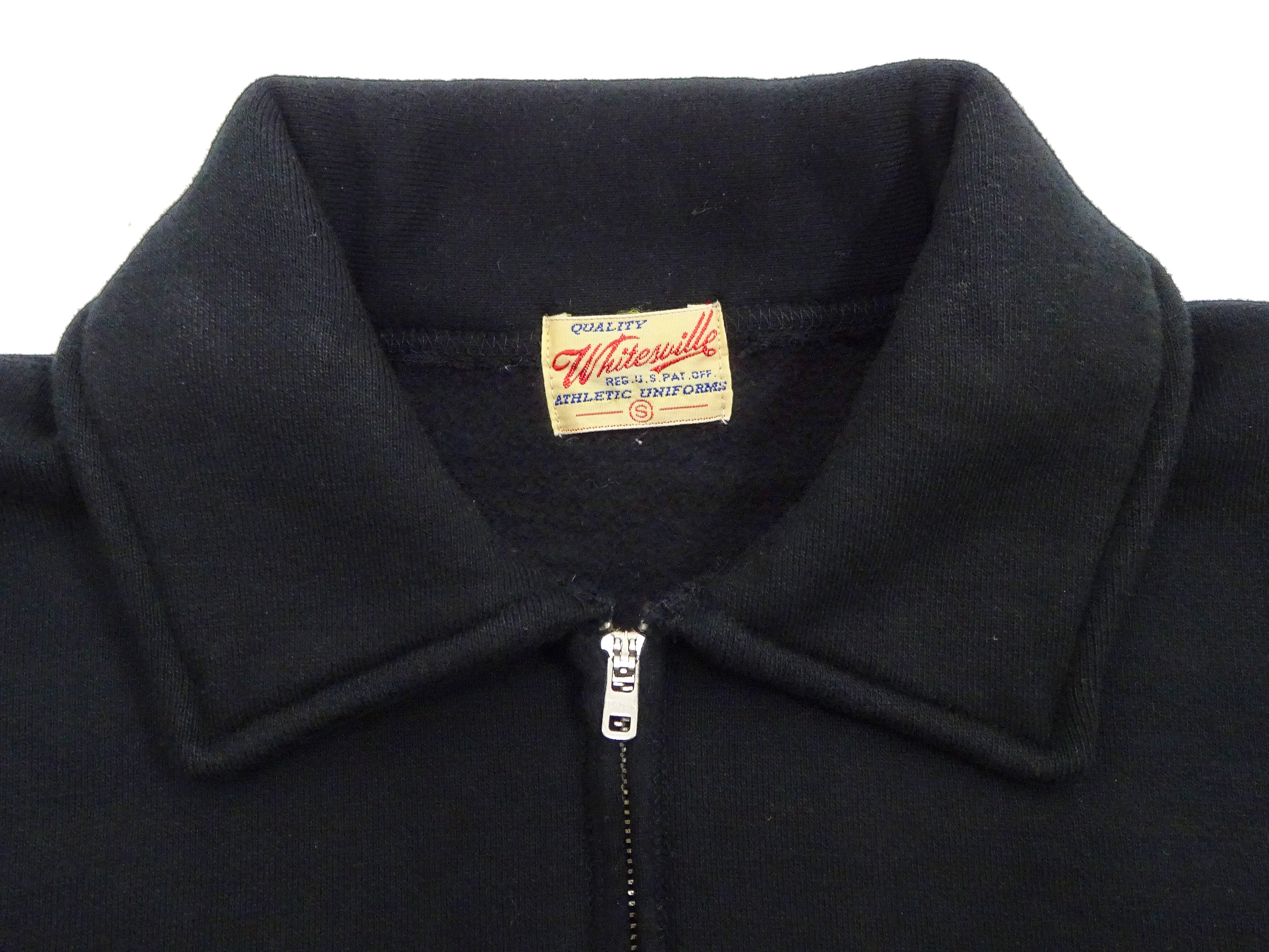 Whitesville Men's Collared Half-Zip Sweatshirt - Heavyweight Loopwheel Fleece, Made in Japan, Vintage-Inspired Athletic Wear (Toyo Enterprises WV69641 119 Black) - Image 8