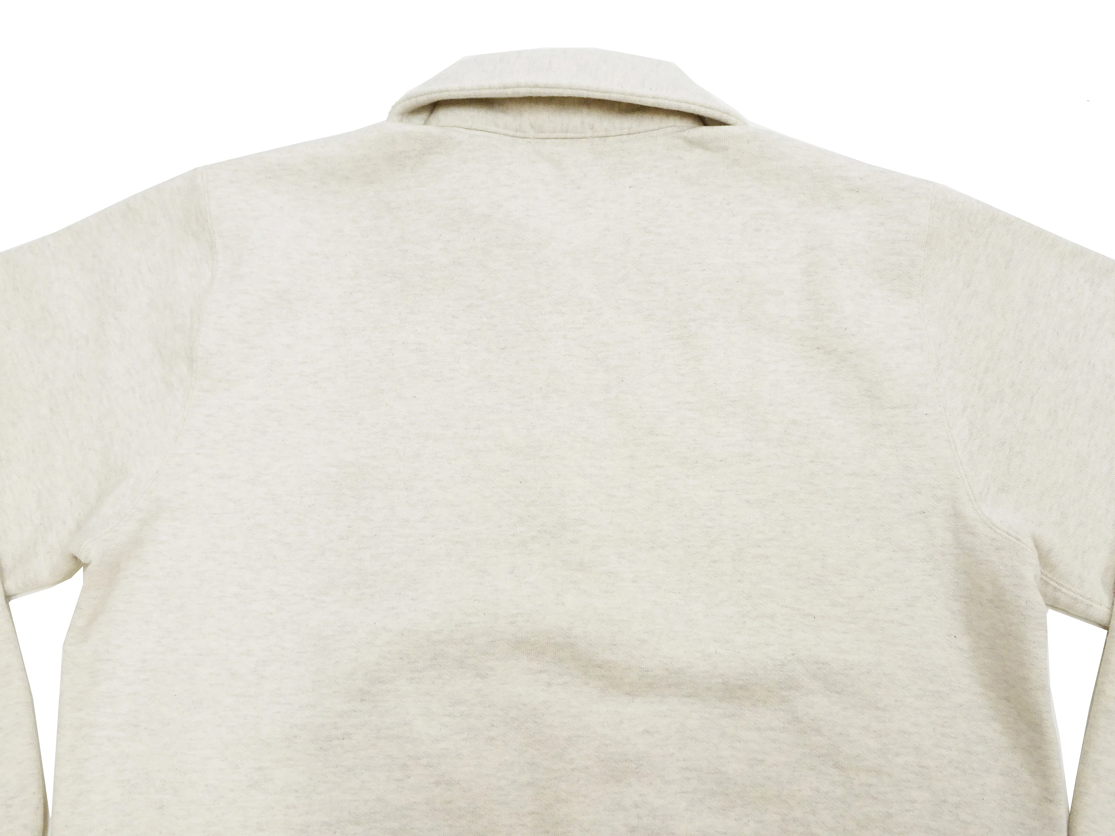 Whitesville Men's Collared Half-Zip Sweatshirt - Heavyweight Loopwheel Fleece, Made in Japan, Vintage-Inspired Athletic Wear (Toyo Enterprises WV69641 131 Oatmeal) - Image 12