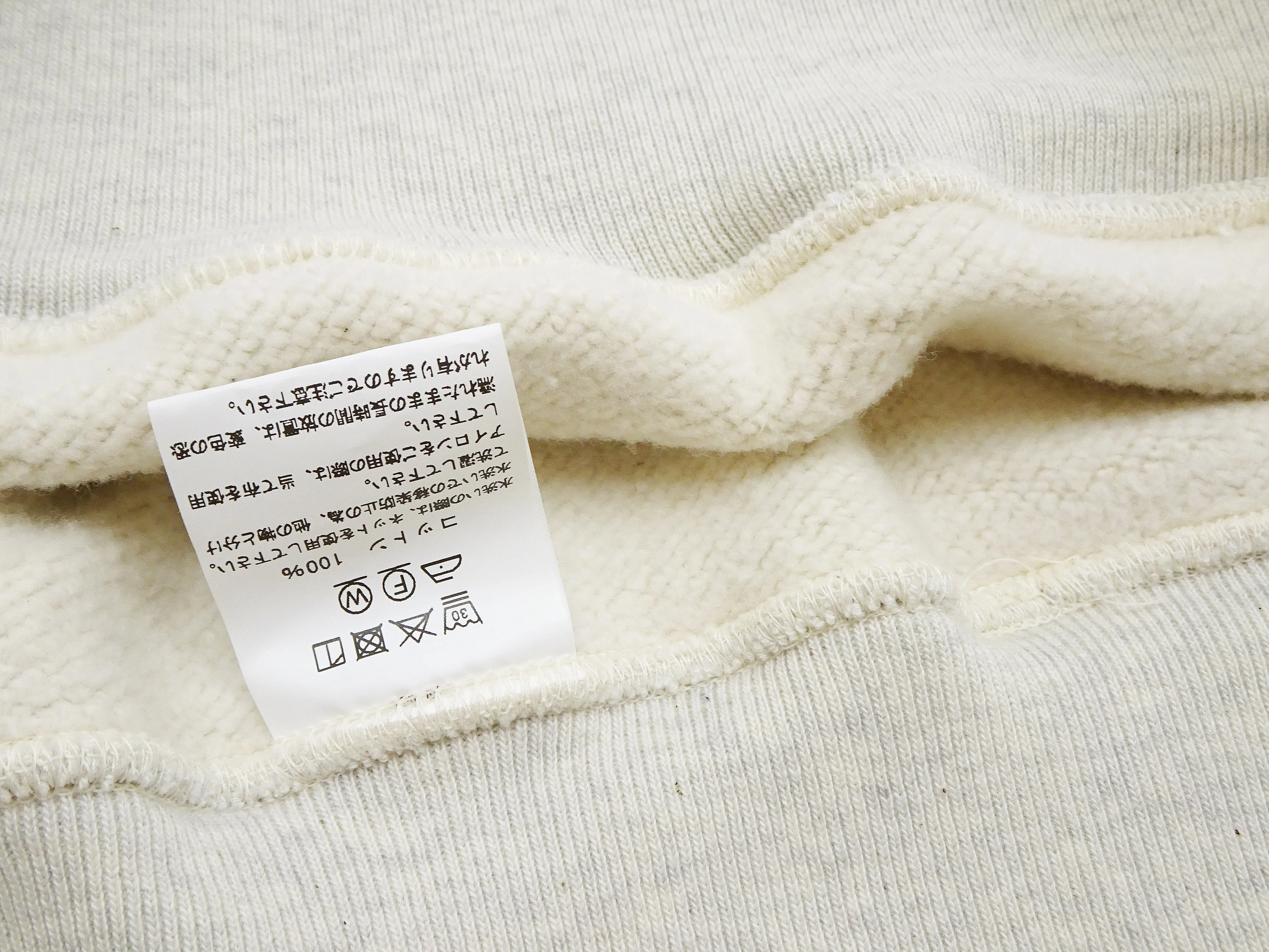 Whitesville Men's Collared Half-Zip Sweatshirt - Heavyweight Loopwheel Fleece, Made in Japan, Vintage-Inspired Athletic Wear (Toyo Enterprises WV69641 131 Oatmeal) - Image 9