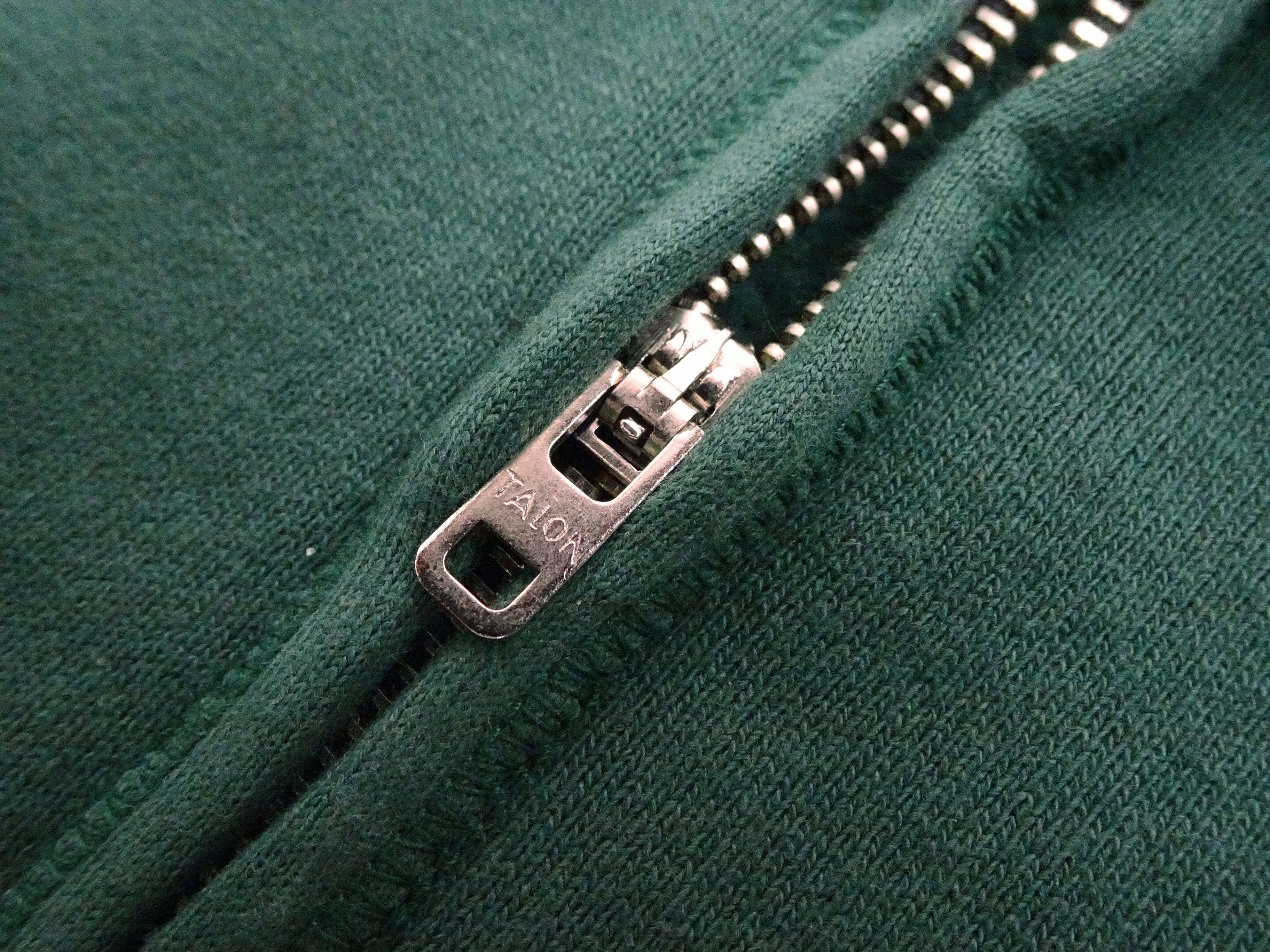 Whitesville Men's Collared Half-Zip Sweatshirt - Heavyweight Loopwheel Fleece, Made in Japan, Vintage-Inspired Athletic Wear (Toyo Enterprises WV69641 145 Green) - Image 9