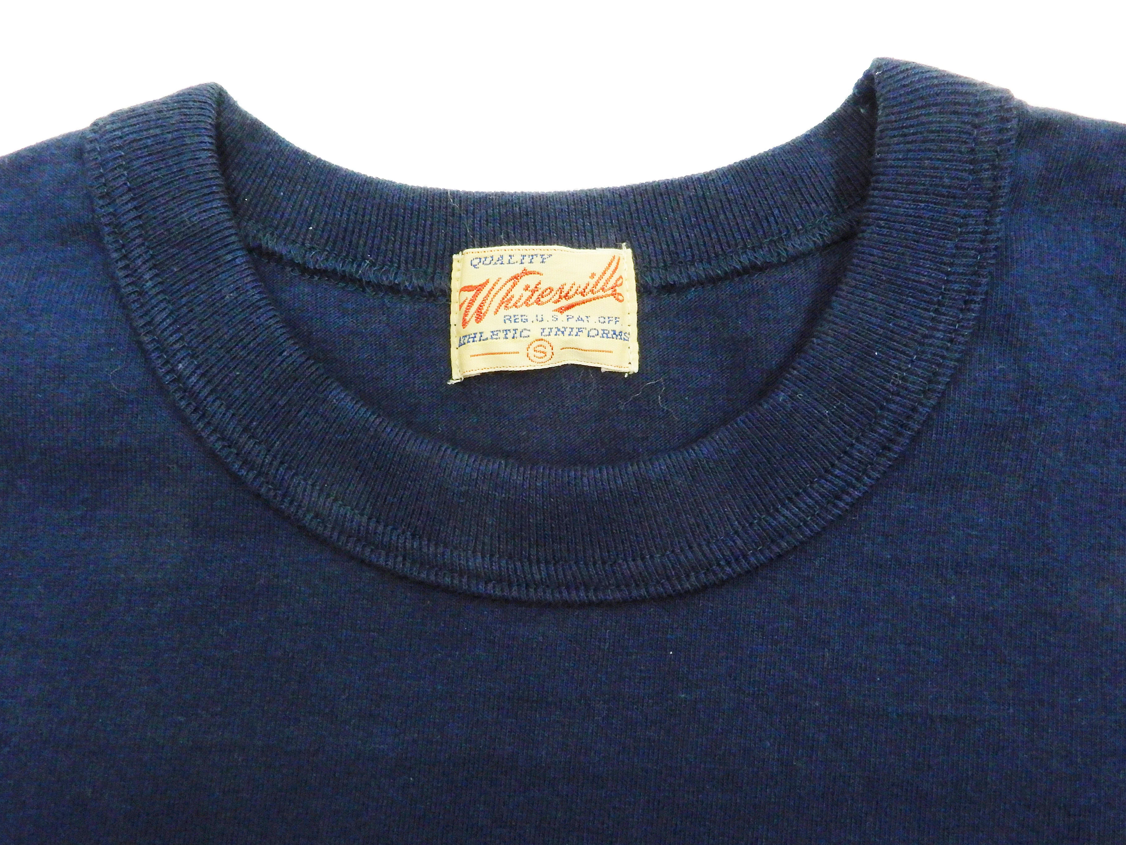Whitesville Men's Plain Pocket T-Shirt - Short Sleeve Crewneck Loopwheel Tee (One-Wash) WV78932 by Toyo Enterprises 128 Navy-Blue - Image 8