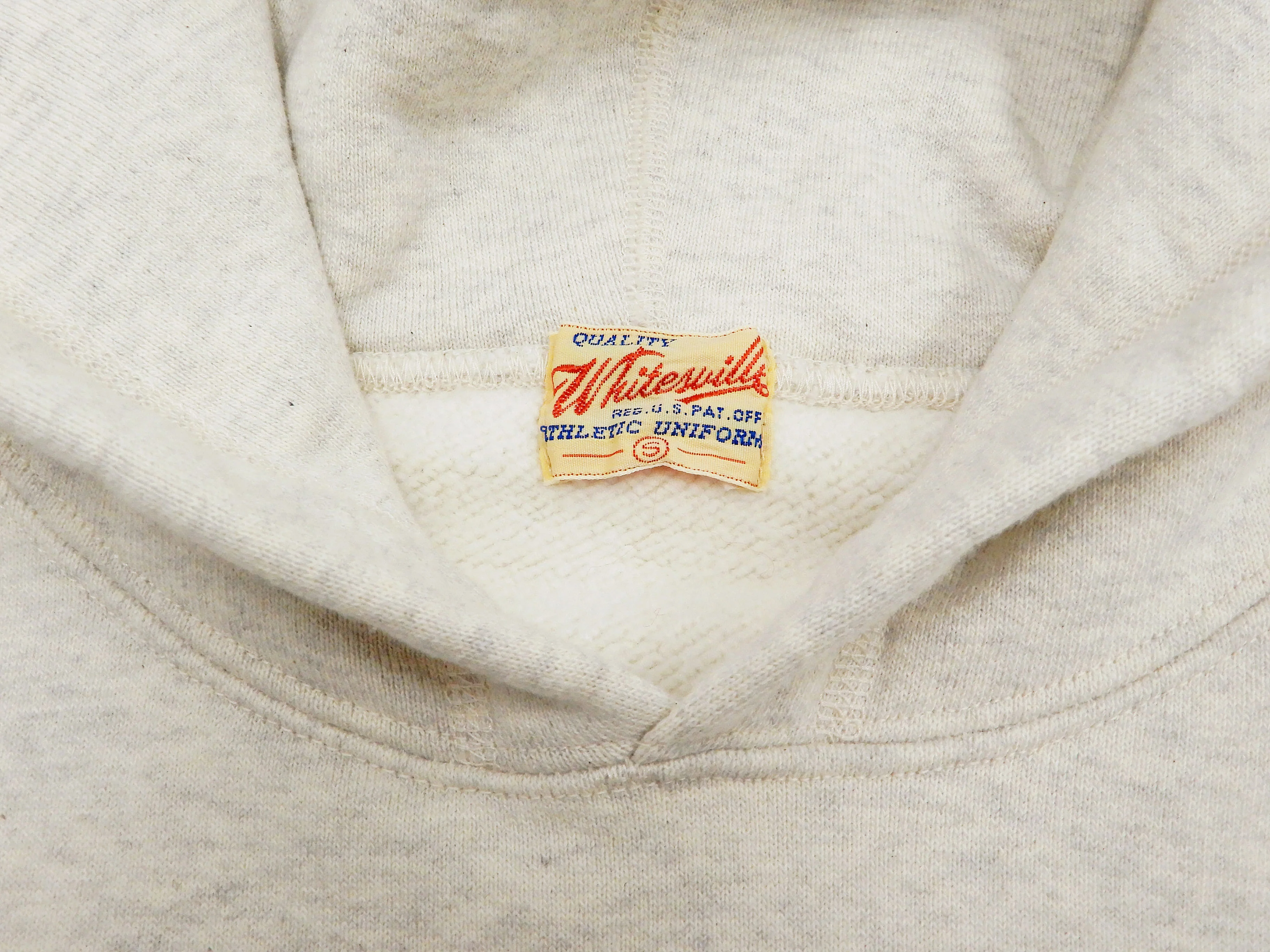 Whitesville Plain Pullover Hoodie Men's Solid Color Hooded Sweatshirt WV67729 Oatmeal - Image 7