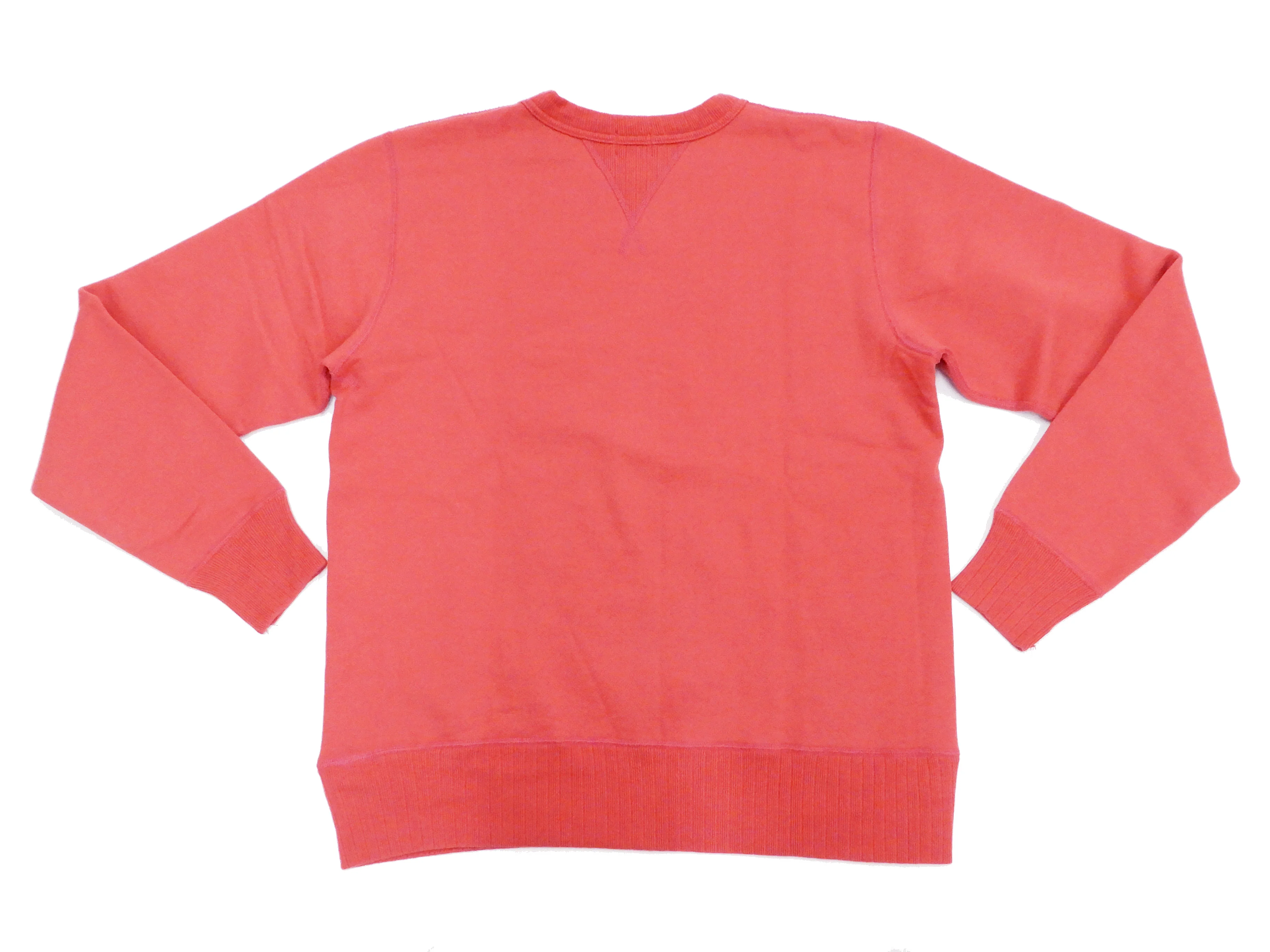 Whitesville Plain Sweatshirt Men's Loop-wheeled V-Insert Vintage Style WV67728 Red - Image 10