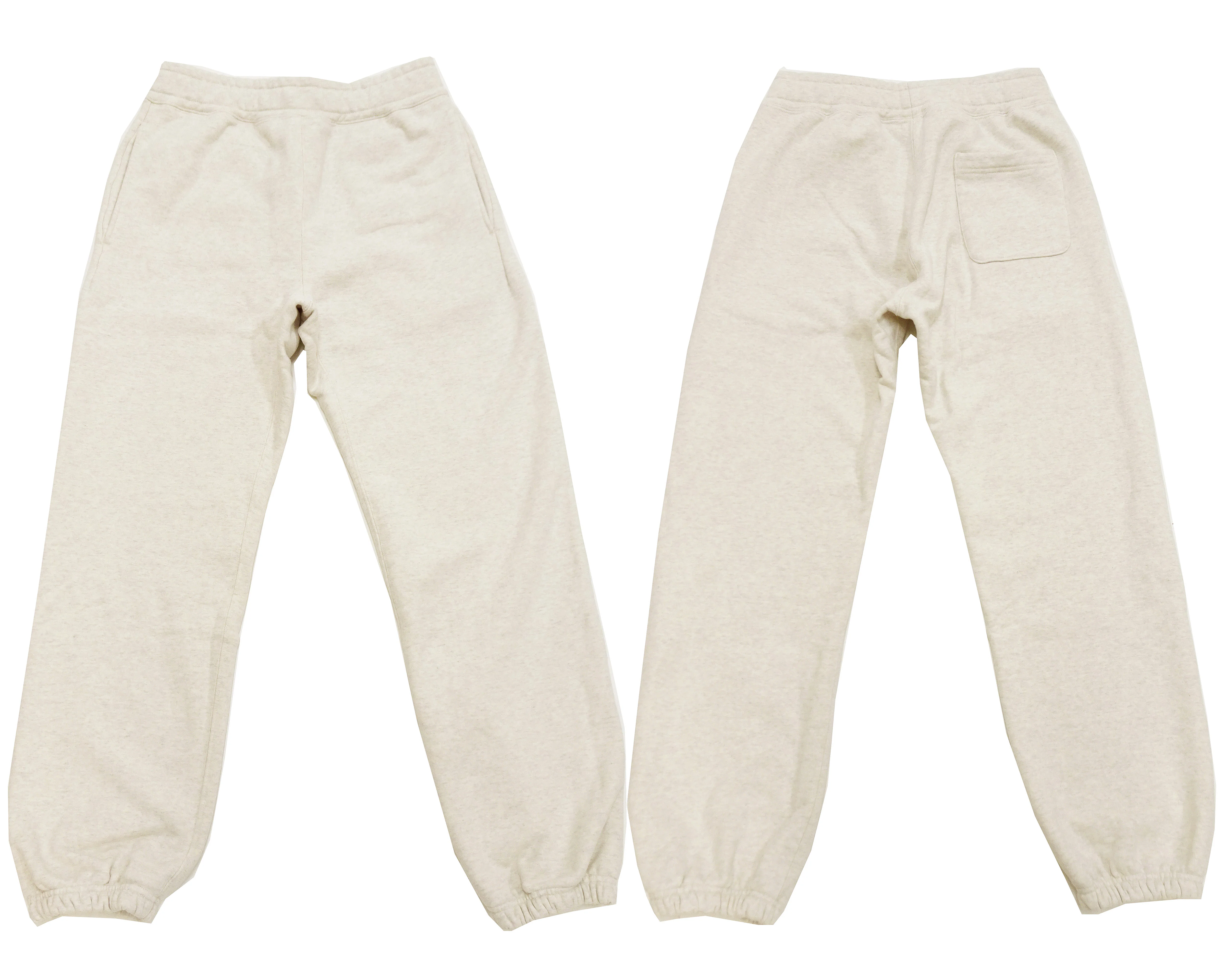 Whitesville Sweatpants Men's Drawstring Waist Sweatpants with Elastic Cuff WV49036 131 Oatmeal - Image 6