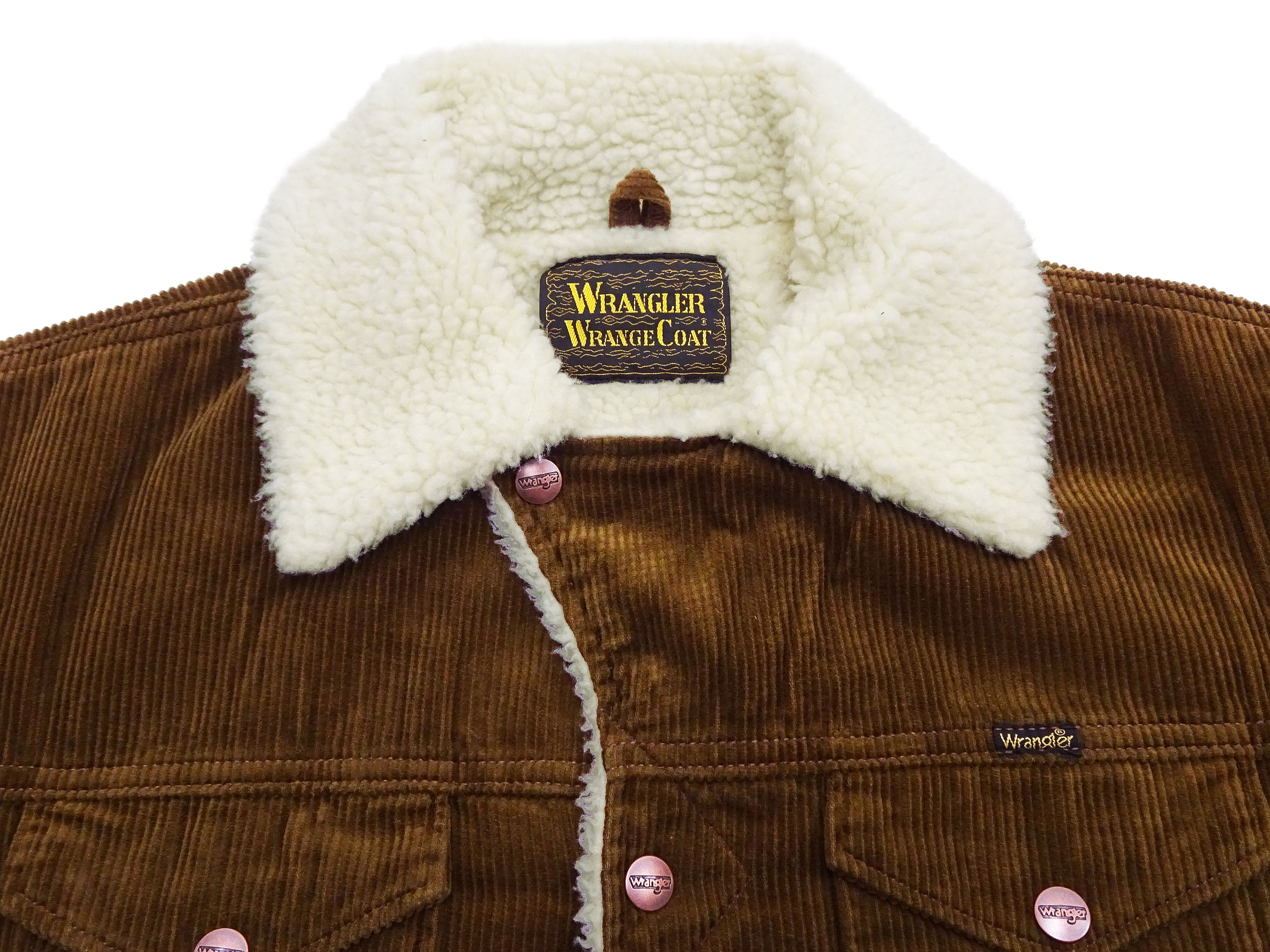 Wrangler Men's Sherpa-Lined Corduroy Jacket - Classic Ranch Coat Style, Mid-Length (WM1823-412, Brwon) - Image 9