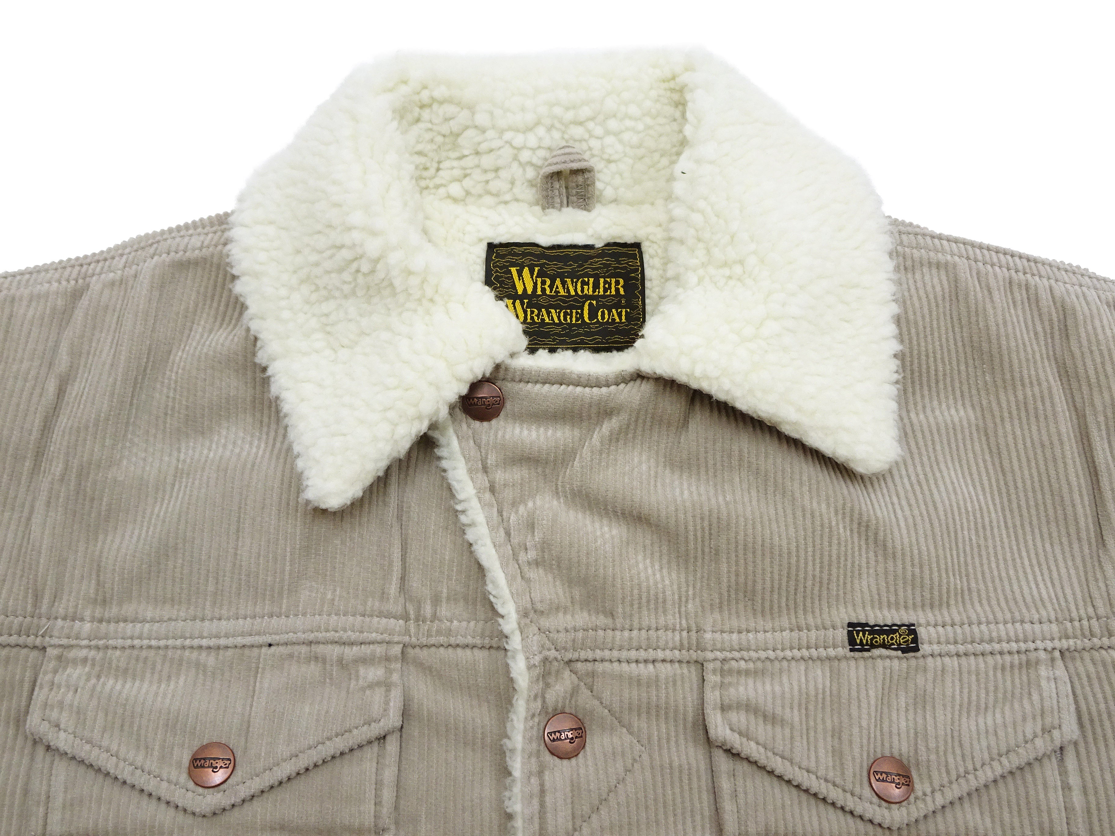 Wrangler Men's Sherpa-Lined Corduroy Jacket - Classic Ranch Coat Style, Mid-Length (WM1823-463, Light Ash Gray) - Image 9