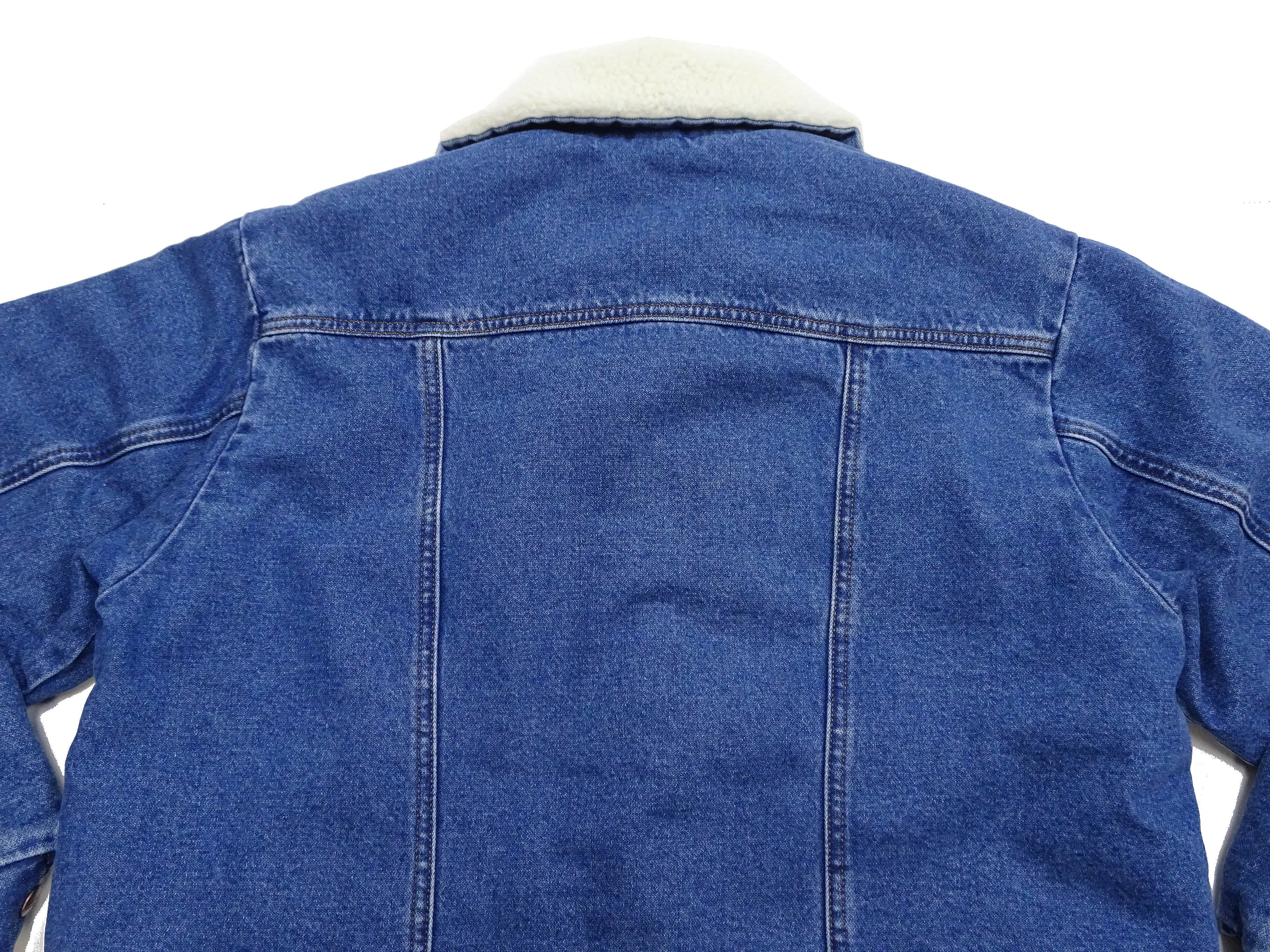 Wrangler Men's Sherpa-Lined Denim Jacket - Classic Ranch Coat Style, Mid-Length (WM1823-346, Pre-Faded Medium Blue) - Image 14