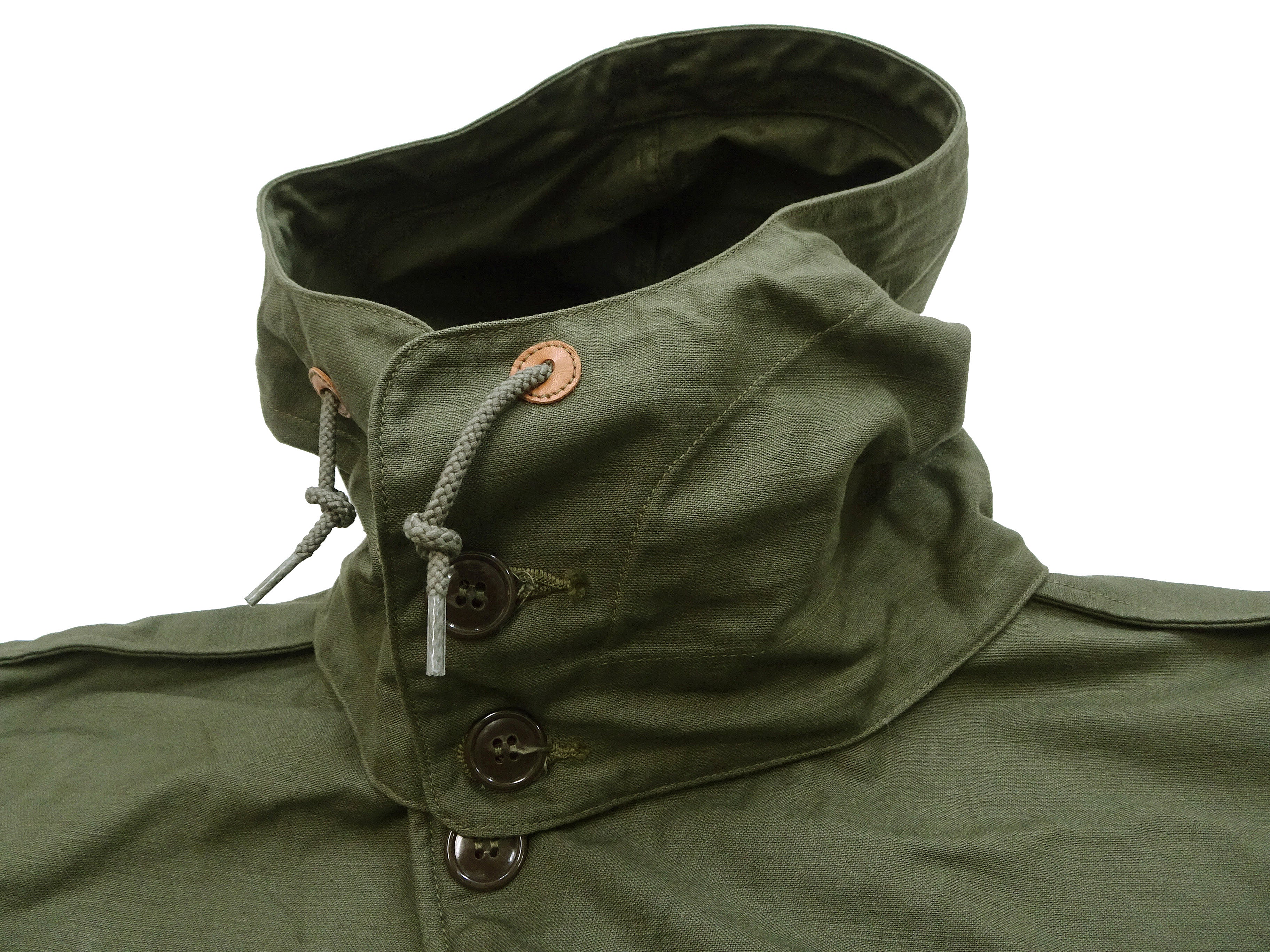 Buzz Rickson Jacket Men's Reproduction of M-1943 Field Jacket US Army M-43 BR15410 Olive - Image 10